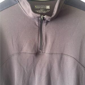 Champion Charcoal Quarter-Zip Men's Sweatshirt